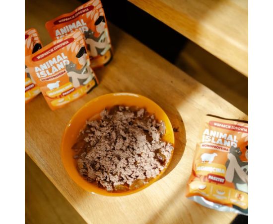 ANIMAL ISLAND Mono Lamb - wet cat food - 100g Консервы кошек