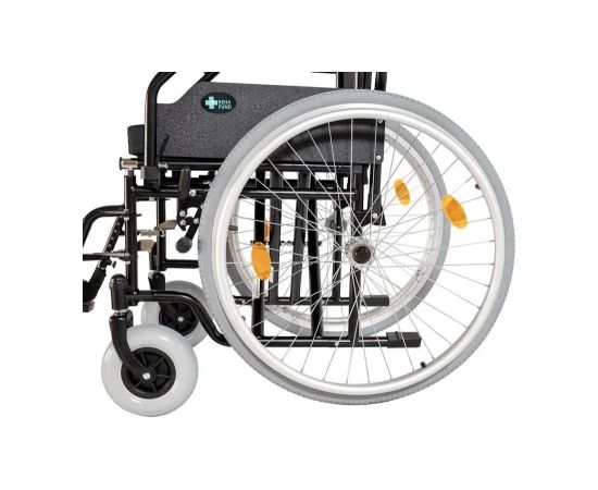 Reha Fund Stalowy wózek inwalidzki RF-1/42/PU/CZA-624/PU Коляски