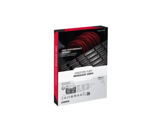 Kingston Technology FURY 16GB 3200MT/s DDR4 CL16 DIMM 1Gx8 Renegade Black Оперативная память (RAM)