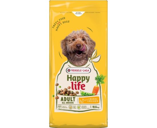 Versele-laga Versele Laga HappyLife karma sucha z kurczakiem dla psów dorosłych 12,5kg Suņu barība