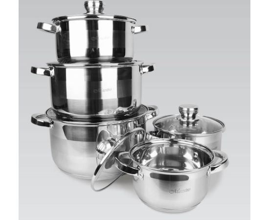 Zestaw garnków 10 elementów MR-2220-10 MAESTRO Pannas