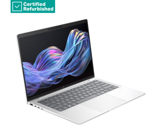 RENEW SILVER HP EliteBook X G1i AI 14 - Ultra 7-258V, 32GB, 1TB SSD, 14 2.5K 400-nit AG, 5MP IR cam, FPR, UK/German QWERTZ backlit keyboard, Glacier Silver, 68Wh, Win 11 Pro, 1 years / CE0R5EAR#ABD Ноутбуки