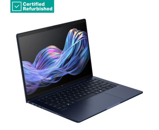 RENEW SILVER HP EliteBook X G1i AI 14 - Ultra 5-228V, 32GB, 1TB SSD, 14 WUXGA 400-nit AG, 5MP IR cam, 4G/5G Modem, FPR, US/Hebrew backlit keyboard, Atmospheric Blue, 68Wh, Win 11 Pro, 1 years / B69DLETR#ABT Ноутбуки