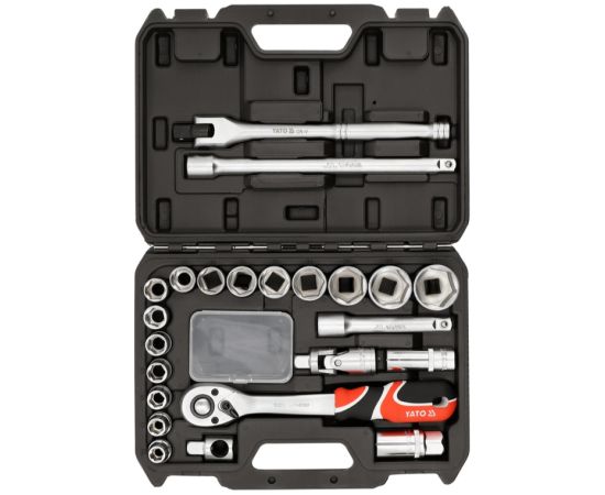 Instrumentu komplekts Yato YT-12662; 1/2''; 24 gab. Mehāniskie instrumenti