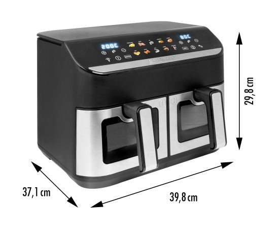 Gastroback 42586 Multi Airfryer Duo Heat Family 9L Karstā Gaisa Katli (AirFryer)