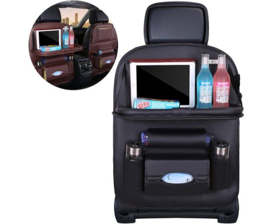 Hurtel   Car Seat Organizer black Black Jaunumi - Audio-Video