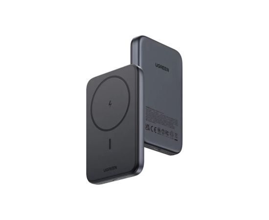 Ugreen   Magnetic PowerBank 10000mAh 25919 20W, Wireless Space Gray Power Banks