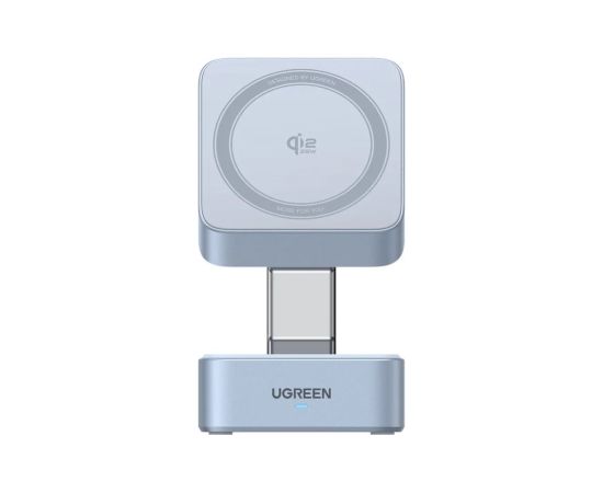 Ugreen   Magnetic Charger 25W 2-in-1 55960B Wireless, Qi2.2 35W Gray Bezvadu telefonu lādētāji