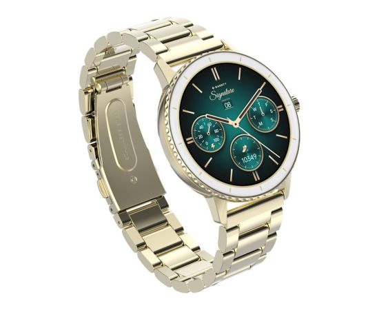 Garett išmanusis laikrodis su lietuvišku meniu Grace Gold Solid Steel Наручные часы