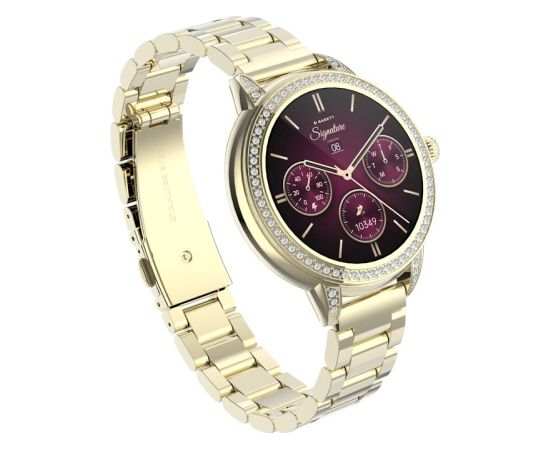 Garett išmanusis laikrodis su lietuvišku meniu Stella Gold Solid Steel Наручные часы
