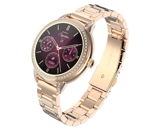 Garett išmanusis laikrodis su lietuvišku meniu Stella Rose Gold Solid Steel Rokas pulksteņi 