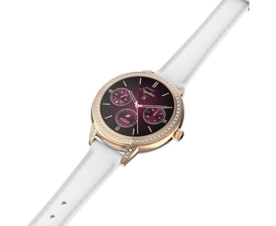 Garett išmanusis laikrodis su lietuvišku meniu Stella Rose Gold Mesh Steel Rokas pulksteņi 