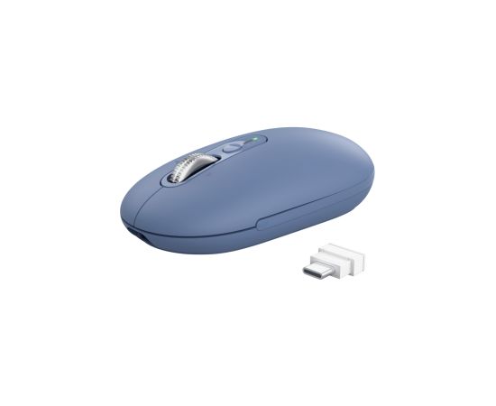 Datorpele Trust Seron Slim Multi-Wireless Hyperscroll Mouse Blue Peles, ievadierīces