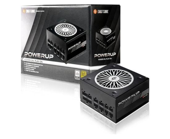 Power Supply CHIEFTEC 650 Watts Efficiency 80 PLUS GOLD PFC Active GPX-650FC Datoru barošanas bloki
