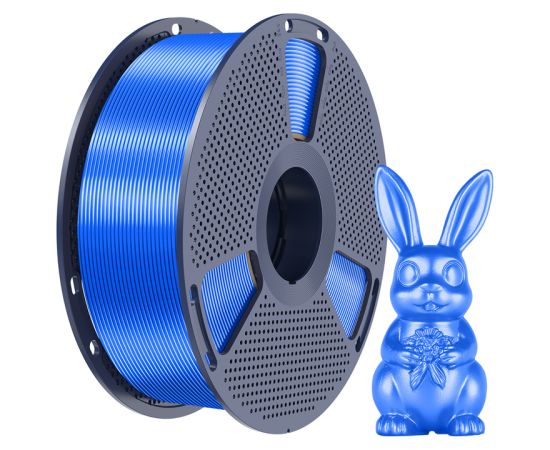 Sunlu PLA+ Silk Filament (blue) 3D Printeri un lāzergravētāji
