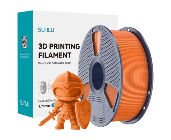 Sunlu PLA+ Filament (Sunny Orange) 3D Printeri un lāzergravētāji
