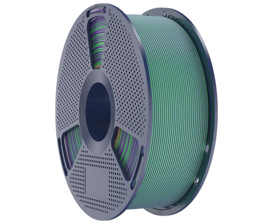 Sunlu PLA+ Silk Dual Color Filament (green and purple) 3D Printeri un lāzergravētāji