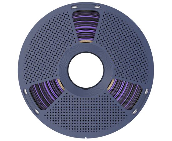 Sunlu PLA+ Silk Dual Color Filament (Black and Purple) 3D Printeri un lāzergravētāji