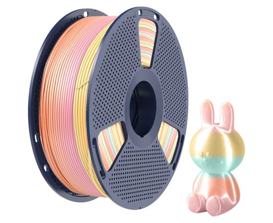 Sunlu PLA+ Silk Filament (Rainbow) 05 3D Printeri un lāzergravētāji