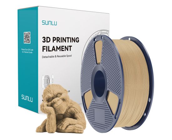 Filament Sunlu Wood (clone) 3D Printeri un lāzergravētāji