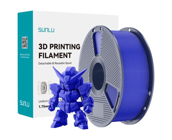 Sunlu PLA+ 2.0 Filament (Light Blue) 3D Printeri un lāzergravētāji
