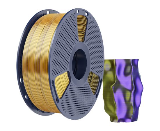 Sunlu PLA+ Silk Tri-Color Filament (Black, Gold, and Purple) 3D-принтеры
