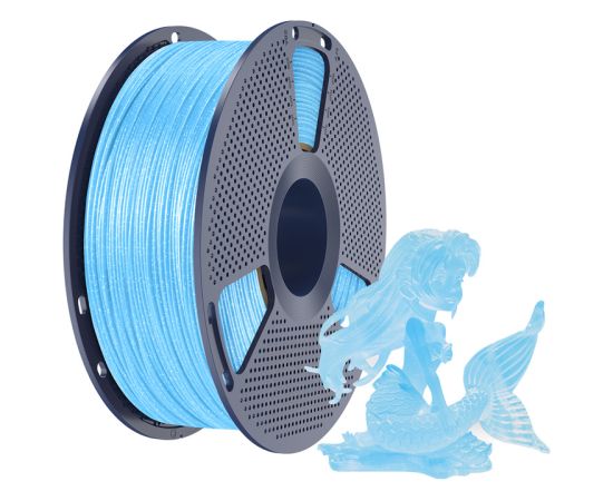 SUNLU PLA Filament (Shiny Blue) 3D Printeri un lāzergravētāji