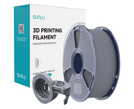 Filament Sunlu PETG High-Speed Matte (szary) 3D Printeri un lāzergravētāji