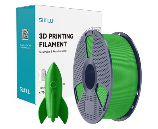 Filament Sunlu PLA High-Speed Zielony 3D Printeri un lāzergravētāji
