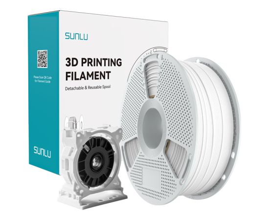 Sunlu PC-ABS Filament (White) 3D Printeri un lāzergravētāji