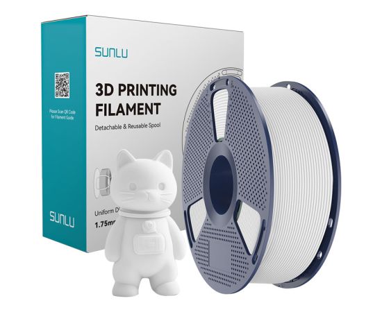 Sunlu PLA Matte Filament (White) 3D Printeri un lāzergravētāji
