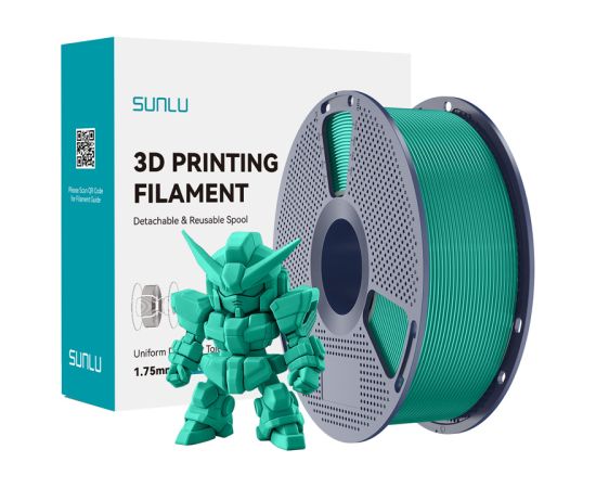 Sunlu PLA+ 2.0 Grass Green Filament 3D Printeri un lāzergravētāji