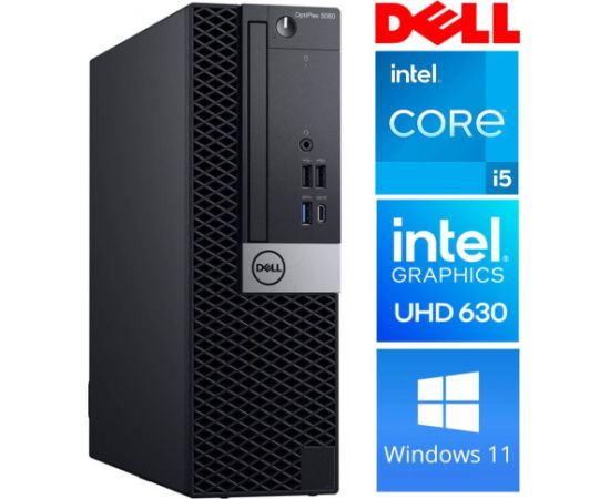 DELL 5060 SFF i5-8500 32GB 256SSD M.2 NVME WIN11Pro Atjaunoti personālie datori