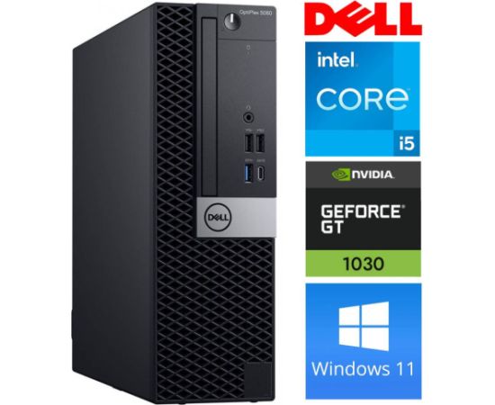 DELL 5060 SFF i5-8500 32GB 1TB SSD M.2 NVME GT1030 2GB WIN11Pro Kомпьютеры после ремонта