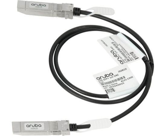 HP Hewlett Packard Enterprise Cable Aruba X242 10G Direct Attach SFP+ (black, 1 meter) Новинки Компьютерная техника