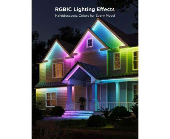 Govee RGBICWW Outdoor LED Strip Lights, LED Strip Lights (10 Meters) Dekoratīvais apgaismojums 