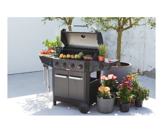 Barbecook Gas Barbecue Luca 412 with Cabinet and Sideburner, 145.4 x 60.3 x 112.3 cm BC-GAS-3100 Крупная бытовая техника