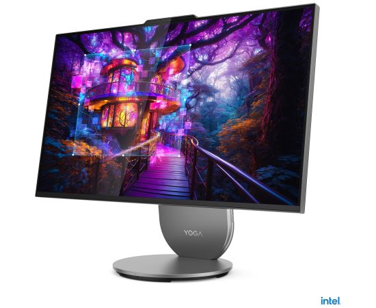 Lenovo Yoga 27IAH10 Desktop AIO 27 " Inte Core Ultra 7 255H 16 GB Soldered LPDDR5x 1000 GB Intel Arc 140T GPU English Windows 11 Home Warranty 24 month(s) Personālie datori