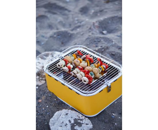 Barbecook Charcoal Table Grill Carlo , 44 x 33 x 21 cm BC-CHA-1016 Yellow Sunshine Jaunumi Sadz. tehnika