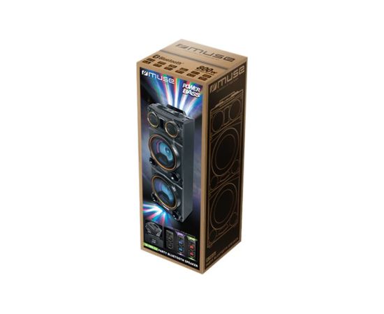 Muse Party Box M-1988DJ Bluetooth Wireless connection Black Bezvadu skaļruņi