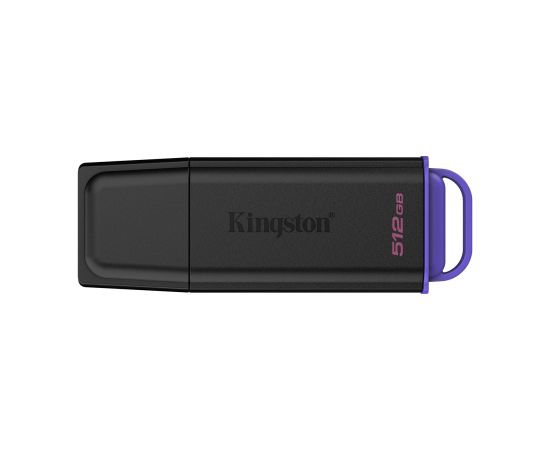Kingston Technology DataTraveler 512GB Portable USB 3.2 Gen 1 Exodia Black/Purple USB Flash atmiņas
