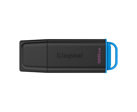 Kingston Technology DataTraveler 128GB Portable USB 3.2 Gen 1 Exodia Black/Blue USB Flash atmiņas
