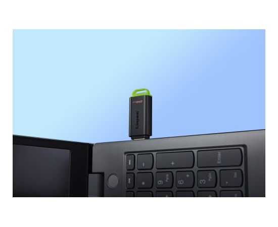 Kingston Technology DataTraveler 256GB Portable USB 3.2 Gen 1 Exodia Black/Green USB Flash atmiņas