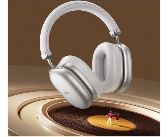 Wireless headphones Hoco W35 Max ANC silver Austiņas