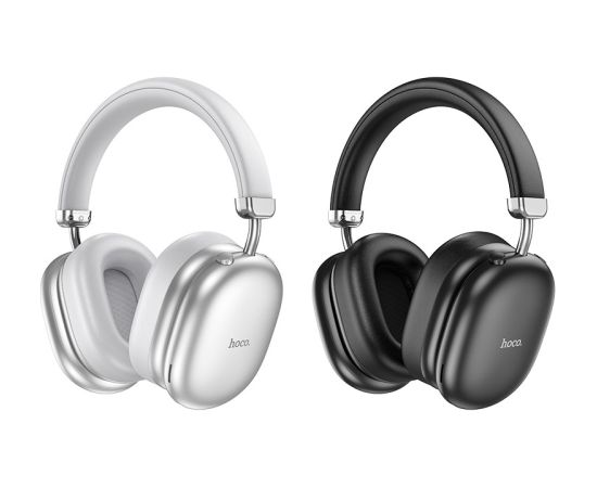Wireless headphones Hoco W35 Max ANC silver Austiņas