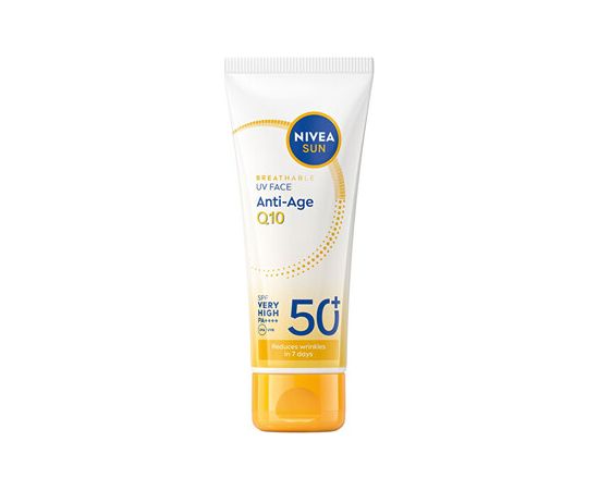 Nivea Anti-Age Q10 UV Face Cream SPF 50+ - Ochranný pleťový krém 40ml Косметика для тела