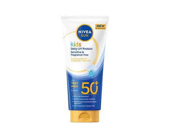 Nivea Kids Daily UV Protect Milk SPF 50+ - 100ml Ķermeņa kosmētika