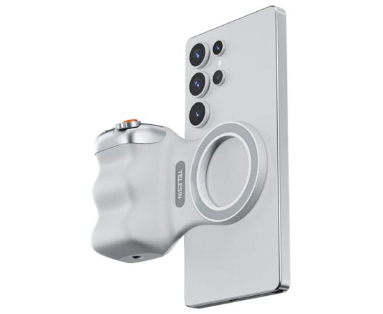 Telesin MagSafe Fun Shot Grip2 Magnetic Handle (White) Sporta kameru aksesuāri