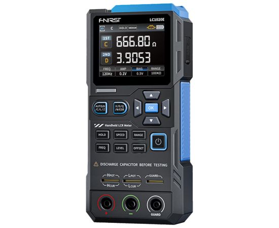 High-precision handheld LCR meter FNIRSI LC1020E Testeri un mērierīces