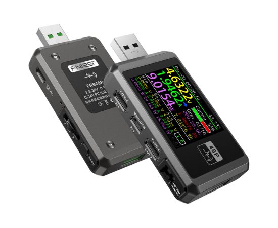 FNIRSI FNB48P USB Port Tester Black Testeri un mērierīces
